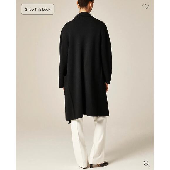 J. Crew Shawl-Collar Sweater Blazer Heather Dove NWT size XL - Picture 4 of 7